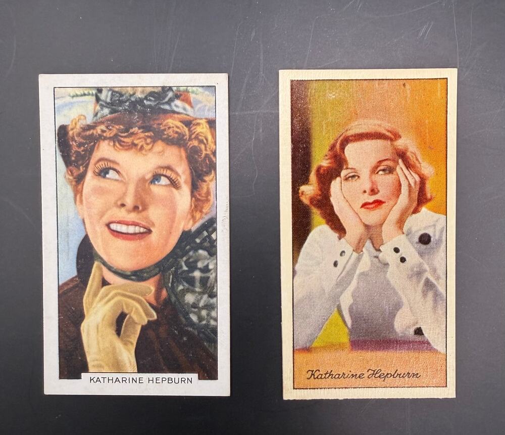 1930s Katherine Hepburn Tobacco Cards Carreras, Gallaher, Little Women, Olivia